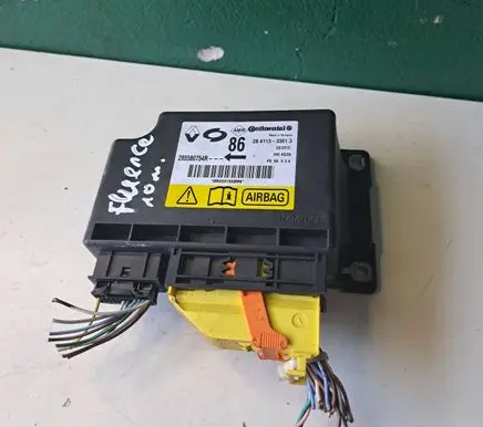 Renault Fluence Airbag control unit/module 285580754R 28411333013 SMW0H19ABMN