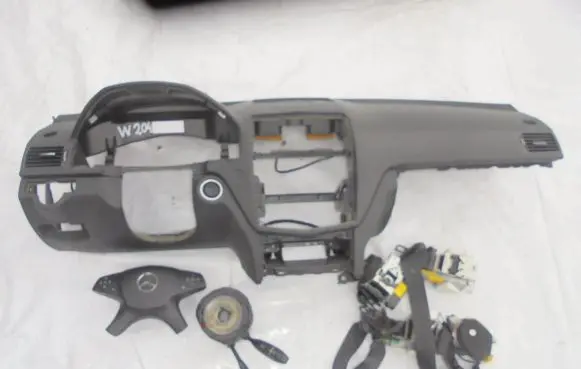 Mercedes-Benz C W204 Airbag set with panel 
