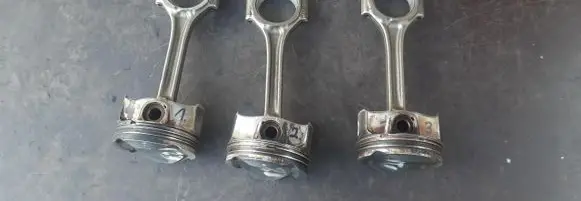 Peugeot 2008 I Piston with connecting rod 9807260380