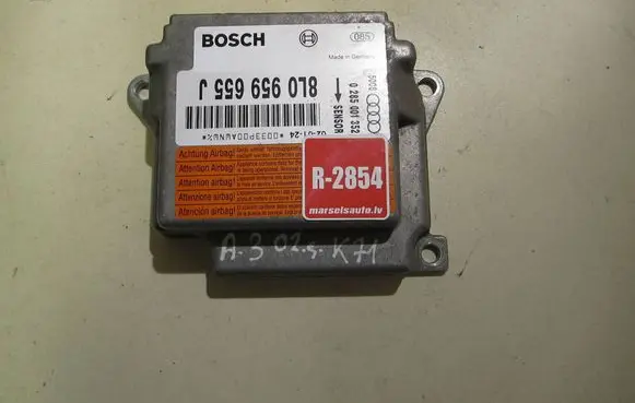 Audi A3 S3 8L Airbag control unit/module 8L0959655J H0S08 0033P00AUNV2