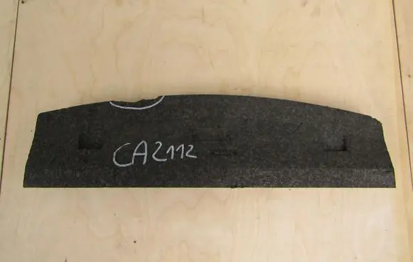 Front bumper foam support bar