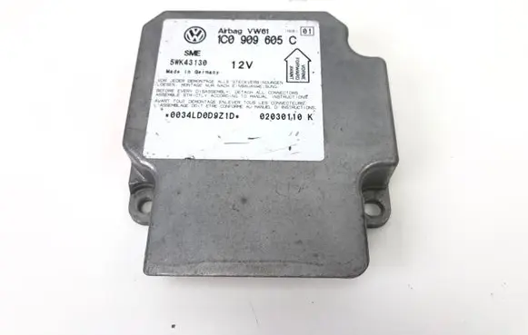 Volkswagen PASSAT B5.5 Airbag control unit/module 1C0909605C 5WK43130