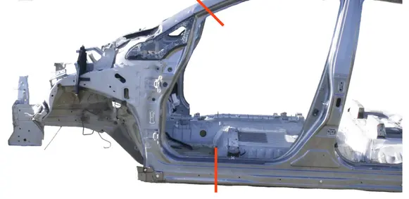 Nissan Leaf II (ZE1) Front quarter panel 