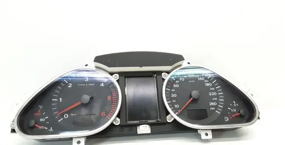 Audi A6 S6 C6 4F Speedometer (instrument cluster) 4F0920900S 4F0910900A