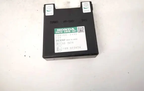 Honda CR-V Other control units/modules 39670swwg01 39670-sww-g01