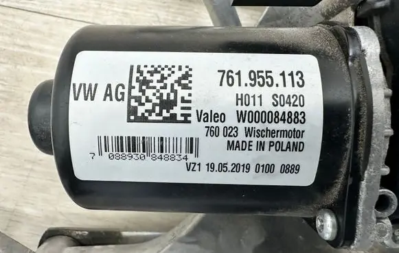 Porsche Cayenne (9Y0 9Y3) Front wiper linkage and motor 761955023B 95895502301 PAB955023