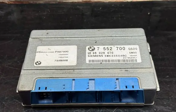 BMW 3 E90 E91 Gearbox control unit/module 7552700 96026070 5WK33504BC