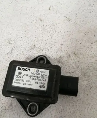 Audi A8 S8 D2 4D ESP acceleration yaw rate sensor 8E0907637A
