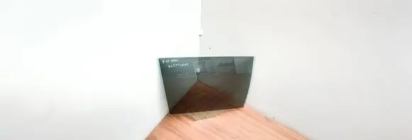 Rear door window glass