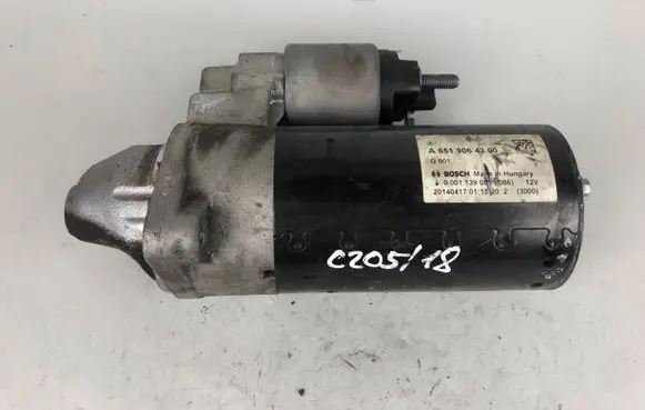 Mercedes-Benz C W205 Starter motor A6519064300 0001139085 20140417