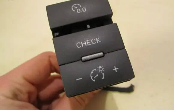 Panel lighting control switch