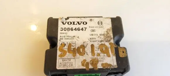 Volvo S40, V40 Immobilizer control unit/module 30862223 30864647 F005V00060