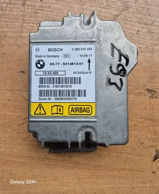 BMW 3 E92 E93 Airbag control unit/module 0285010255 9214812 ACSM2CG16