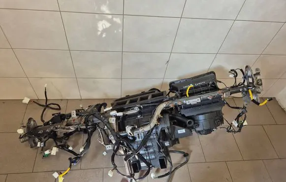 Interior heater climate box assembly