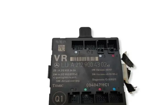 Mercedes-Benz E W212 Door control unit/module A2129004302 A2128203626 A2129028101