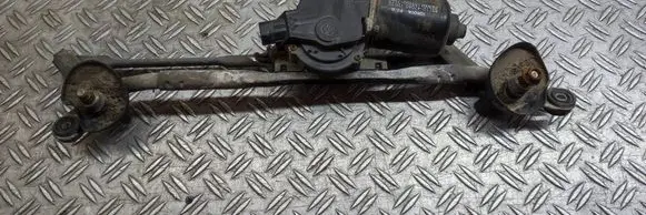 Front wiper linkage and motor