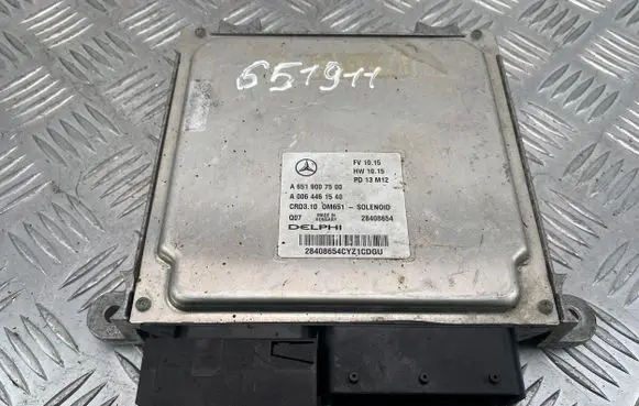 Mercedes-Benz C W204 Engine control unit/module A6519007500 28408654 A0064461540