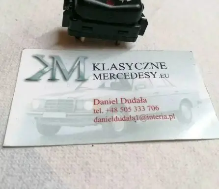 Mercedes-Benz E W124 Seat heating switch 1248200210
