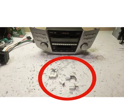 Lexus RX 330 - 350 - 400H Sound system wiring loom 8612048A90 FXMG8667DV