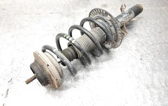 Front shock absorber with coil spring