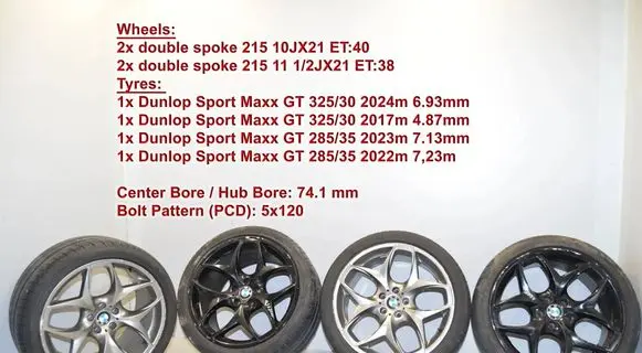 BMW X5 E70 R21 alloy rim 6772252 6782835 36116772252