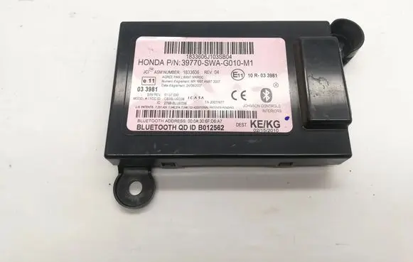 Honda CR-V Bluetooth control unit module 39770SWAG010M1