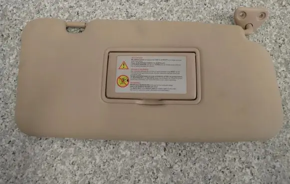 Nissan X-Trail T30 Sun visor