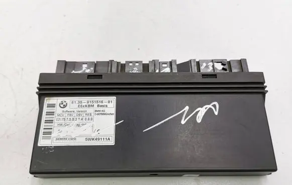 BMW 5 E60 E61 Comfort/convenience module 9151516 5WK49111A