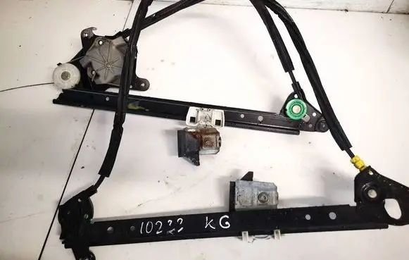 Sliding door window regulator with motor