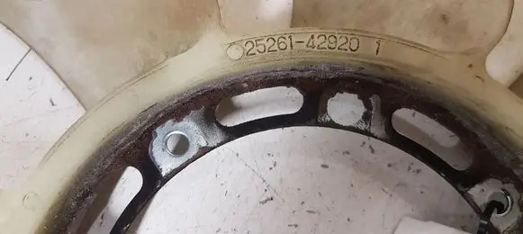 KIA Sorento Fan impeller 25261429201