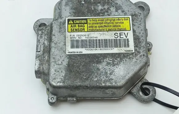 Cadillac STS Seville Airbag control unit/module 16238346 09350616