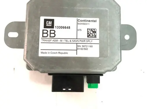 Opel Mokka X GPS navigation control unit/module 13306648