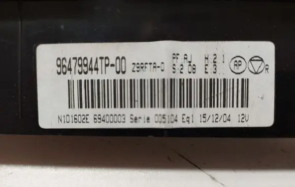 Peugeot 607 Climate control unit 96479944TP00