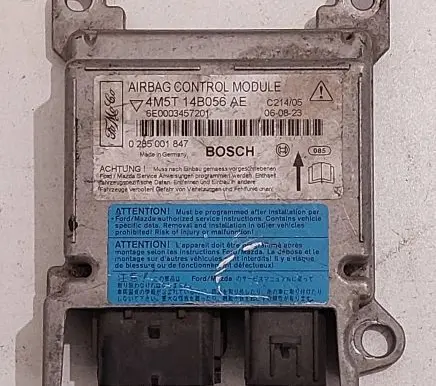 Ford C-MAX I Airbag control unit/module 4M5T14B056AE 0285001847 6E0003457201