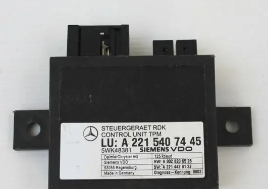 Mercedes-Benz S W221 Tire pressure control unit A2215407445