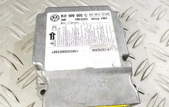Volkswagen Golf V Airbag control unit/module 1K0909605C 5WK43413 06050202A