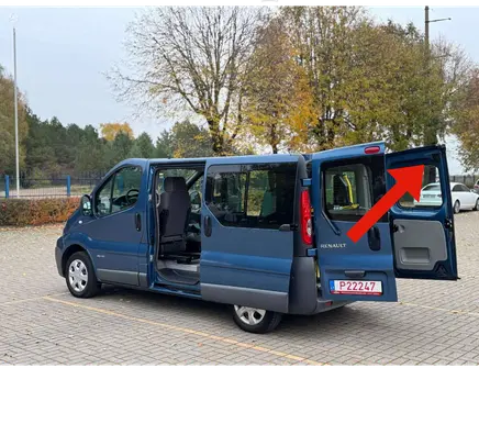 Opel Vivaro Loading door lock 