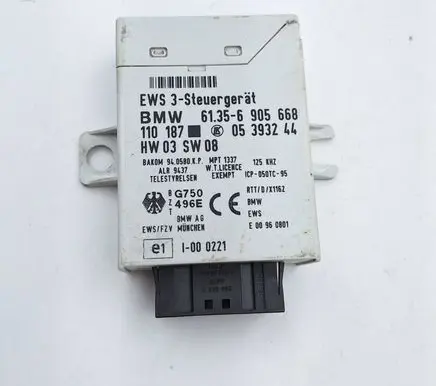 BMW 5 E39 Immobilizer control unit/module 6905668 61356905668 110187