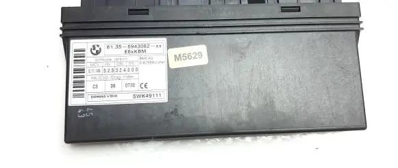 BMW 5 E60 E61 Other control units/modules 6943062 M5629