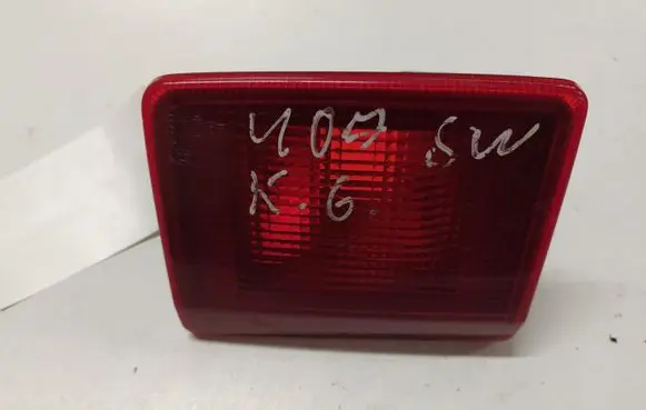 Peugeot 407 Tailgate rear/tail lights 9646507480