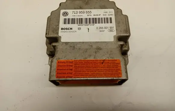 Volkswagen Touareg I Airbag control unit/module 7L0959655 0285001991 0039P000PEA0
