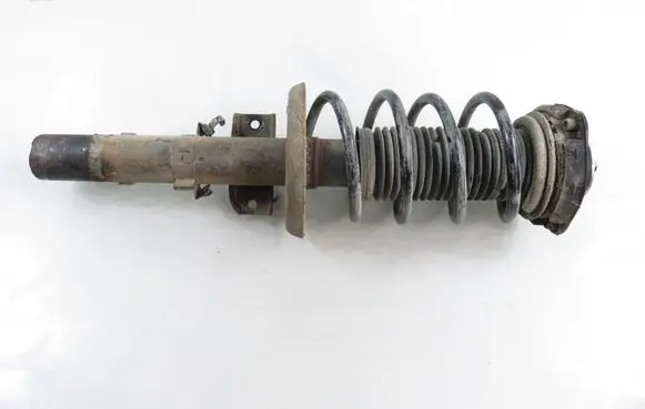 Front shock absorber with coil spring