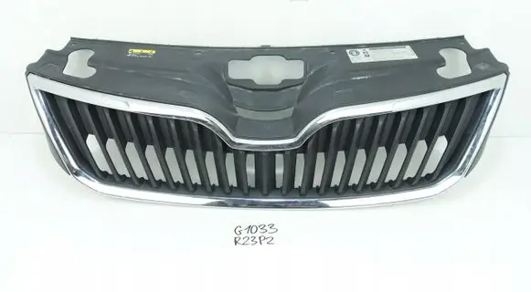 Skoda Rapid (NH) Front bumper upper radiator grill 5JA853668