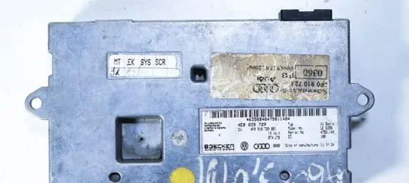 Audi A6 S6 C6 4F MMI control unit 4E0035729