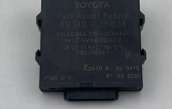 Toyota Avensis T270 Parking PDC control unit/module 8934005021 1105506941 4E0604120