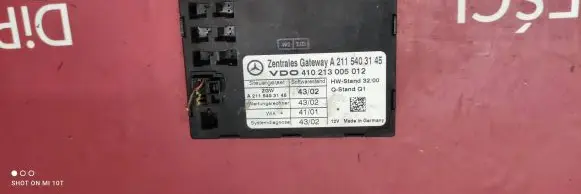 Mercedes-Benz E W211 Comfort/convenience module 2115403145