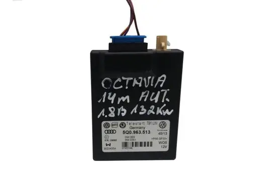 Skoda Octavia Mk3 (5E) Auxiliary heating control unit/module 5Q0963513