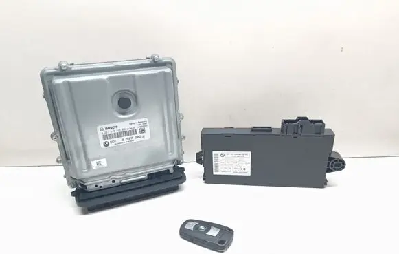 BMW 3 E90 E91 Engine ECU kit and lock set 8507202 0281016496 9226238