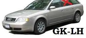 Audi A6 S6 C5 4B Rear door window glass 4B5845206B