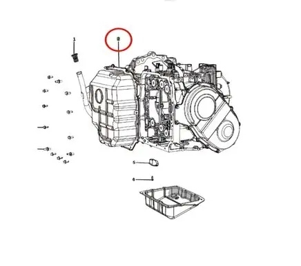 Dodge Grand Caravan Gearbox sump 68145886AC